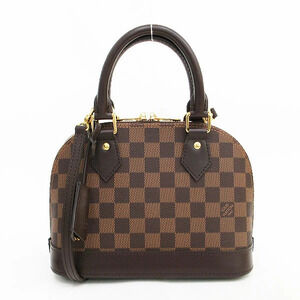 LOUIS VUITTON Damier Alma Bag Handbag Long Shoulder Crossbody